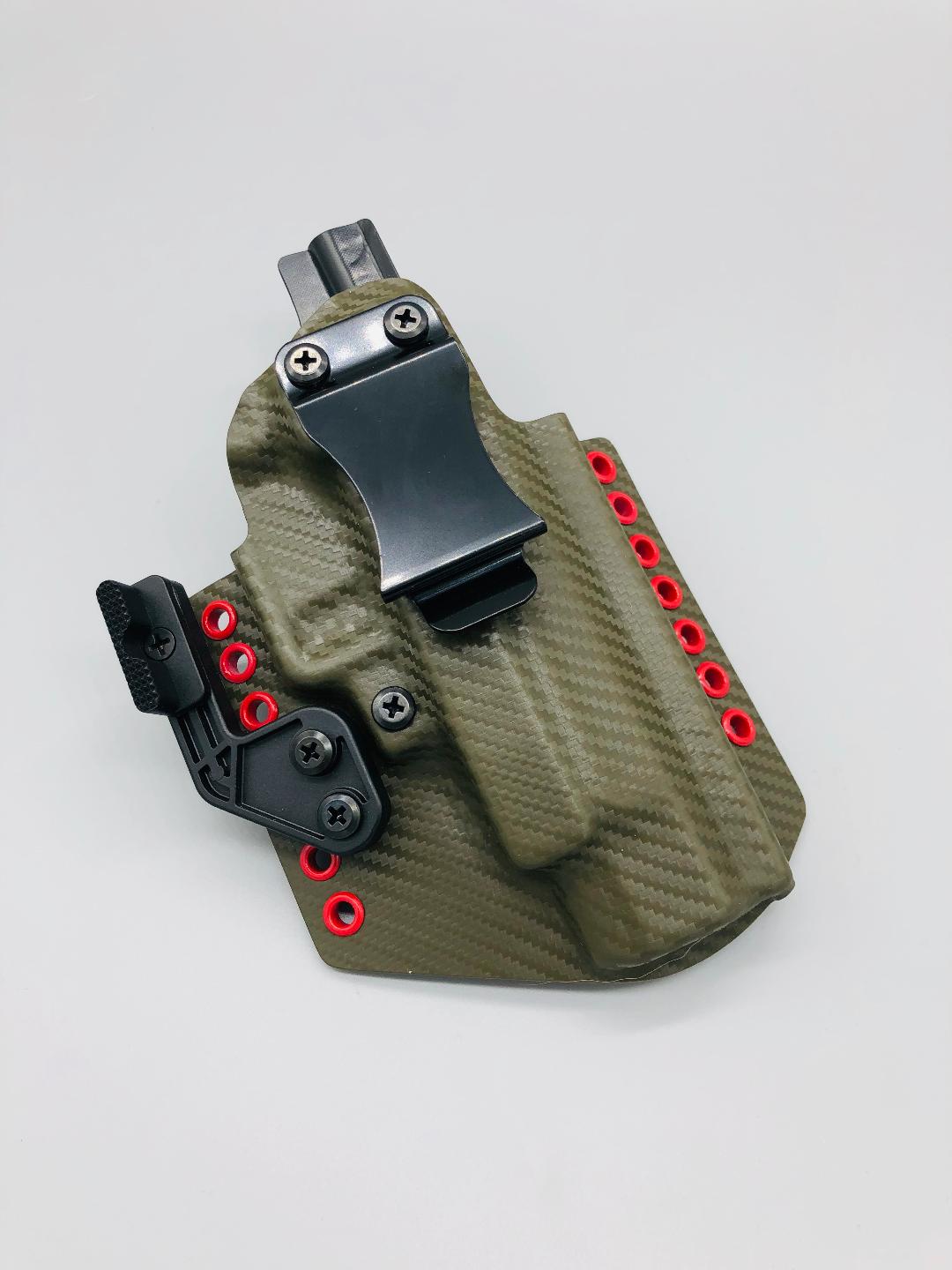 Proteus Series w/ Mod Wing Veteran Made USA Neptune Concealment IWB Kydex Holster for M&P 4 M2.0 Compact 9mm 