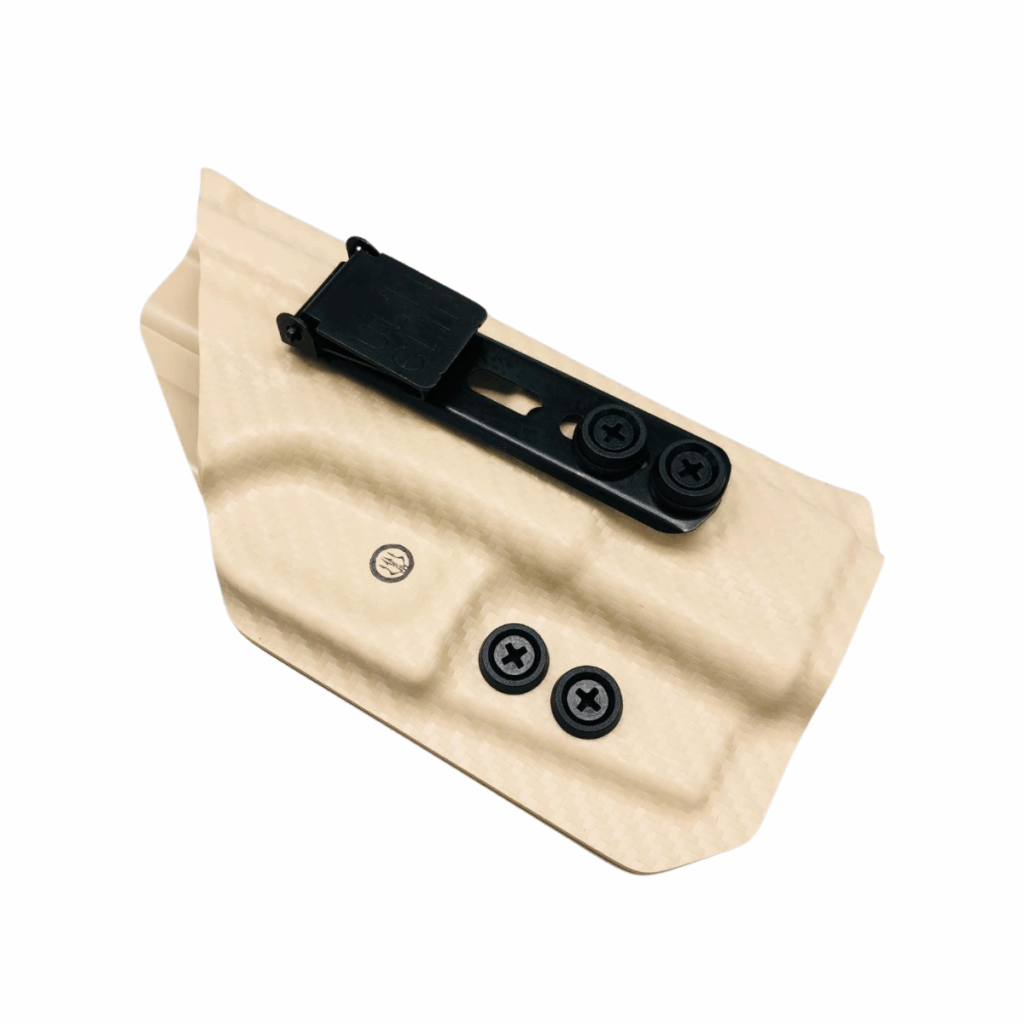 Alpheus Series slim Kydex IWB holster shell in cream