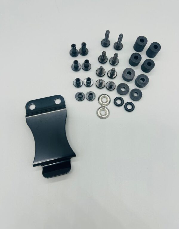 Builder Set - Metal Flush Mount Belt Clip and Hardware