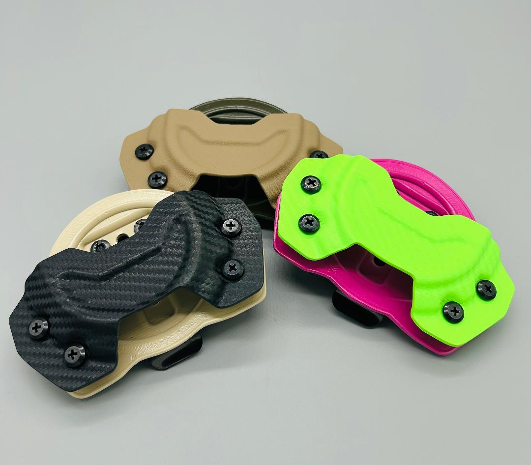 Kydex Carrier / Holder - Fits standard nicotine pouch cans - IWB or OWB - Image 3