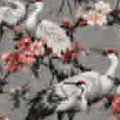 Crane & Blossom fabric overlay swatch for a custom Kydex holster from Neptune Concealment