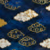 Golden Clouds fabric overlay swatch for a custom Kydex holster from Neptune Concealment
