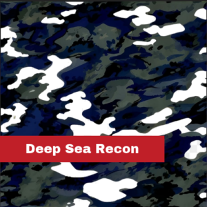 Navy and olive Deep Sea Recon camo Kydex holster print, pattern number 18, Neptune Concealment