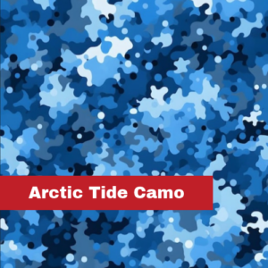 Arctic Tide blue camo Kydex holster print, pattern number 34, Neptune Concealment